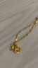 周六福足金999黃金項鏈女滿(mǎn)天星細款AA051318約4.78g45cm生日禮物計價(jià) 曬單實(shí)拍圖