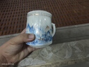 金鑲玉羊脂玉瓷陶瓷茶杯辦公室馬克杯茶水分離喝茶水杯子 博古雅藍描金辦公杯 曬單實拍圖
