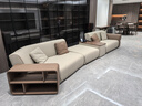 TAZA 意式弧形模塊沙發(fā) 別墅全屋搭配客廳系列 輕奢真皮沙發(fā)組合 V級 全真皮 533cm 模塊75242組合/區分左右 曬單實(shí)拍圖