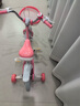 永久兒童自行車(chē)3-8歲小孩腳踏單車(chē)寶寶中大童女孩公主款童車(chē) 【升級(jí)-白胎】小貓粉+護(hù)具禮包 12寸 曬單實(shí)拍圖