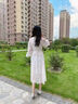 Ehangy奢侈高端品牌高跟鞋女細跟水晶單鞋一字扣帶涼鞋七夕情人節(jié)禮物 香檳色【精美禮盒】 6.5cm 37 【免費刻字/賀卡】 【標準碼】 曬單實拍圖