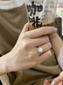 星眸珠寶白18k金鉆戒天然鉆石戒指女求婚扭臂手捧花求結(jié)婚禮物1克拉送女友 18K金-20分I-J色SI天然鉆GIA證 禮盒發(fā)順豐-可刻字 曬單實(shí)拍圖