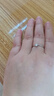 伊美鉆鉆戒女求婚鉆石戒指六爪真鉆PT950鉑金結(jié)婚戒指一克拉30分/50分 PT950鉑金10分FG色SI 曬單實(shí)拍圖
