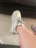 GG-CC【荒漠唱片】秋季新款厚底休閑板鞋真皮臟臟鞋小白鞋女G24X0131 米白色 36 曬單實拍圖