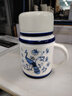 旺昌景德鎮(zhèn)正宗青花陶瓷帶蓋馬克杯家用辦公杯喝水杯泡茶壺茶杯大容量 陶瓷馬克杯500毫升【1個裝】 曬單實拍圖