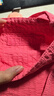 無印良品（MUJI） IDEE 男女通用 棉麻 刺繡 斜背包 無性別包包 玫粉色 曬單實(shí)拍圖