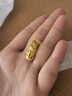 六福珠寶福滿傳家足金吞財(cái)貔貅銅錢黃金吊墜不含項(xiàng)鏈單件 計(jì)價(jià) F48G0042DS 5.85克(含工費(fèi)509元)中版 曬單實(shí)拍圖