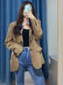 俞兆林高級感小西裝外套女春秋季2025年新款炸街休閑小個子西服套裝上衣 卡其色西裝 常規(guī) M 【100-110斤】】 曬單實拍圖