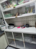 卡詩(shī)曼嬰兒喂養(yǎng)臺(tái)置物架寶寶用品收納柜家用帶輪落地防塵奶粉儲(chǔ)物餐邊柜 加厚白-五層【45cm】對(duì)開(kāi)門 曬單實(shí)拍圖