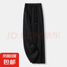 【哥弟制造商】四面彈天絲醋酸休閑褲女2025夏季新寬松緊腰 經(jīng)典黑 L 曬單實拍圖