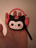 瑾容適用于AirPods4保護(hù)套 2024新款蘋果耳機(jī)套第四代降噪款airpods4代保護(hù)殼耳機(jī)殼硅膠軟殼 【聽音樂 黑色庫(kù)洛米】+掛鉤 AirPods【第四代】保護(hù)套 曬單實(shí)拍圖