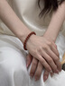 鳳禧珠寶天然南紅瑪瑙手串轉(zhuǎn)運(yùn)珠手鏈女士款生日送女友七夕情人節(jié)禮物 曬單實(shí)拍圖