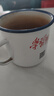 拜杰搪瓷杯鐵杯子搪瓷缸水杯復(fù)古老式帶蓋鐵茶缸子大容量1200ml  曬單實拍圖