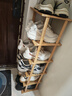 全品屋楠竹鞋架簡易門口入戶柜多層家用宿舍小置物架子收納多功能儲(chǔ)物盒 曬單實(shí)拍圖