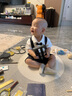 G.DUCKKIDS品牌童裝小男童西裝夏寶寶1周歲宴禮服夏季2抓周衣服嬰幼兒童生日官方旗艦白襯豎條背帶80建議75cm 均碼 曬單實(shí)拍圖