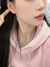 老鳳祥玫瑰花黃金耳釘女士18K金耳飾紀(jì)念日七夕情人節(jié)禮物送女友老婆 18k玫瑰耳釘 曬單實(shí)拍圖