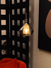 諾克星鉆小吊燈歐美客廳餐廳床頭燈臥室裝飾氛圍燈輕奢設計感 啞光黑 曬單實(shí)拍圖
