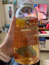 樂扣樂扣（LOCK&LOCK）1000ml超大容量玻璃杯透明帶茶隔水杯女夏ins風(fēng)男女便攜耐熱杯子 透明款1000ml 送杯刷 曬單實拍圖