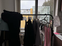 喻品衣架落地衣帽架掛衣架臥室客廳晾衣桿曬衣架可置物加粗MJ53黑100 曬單實(shí)拍圖