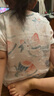 貝肽斯兒童睡衣女童男童夏季薄款透氣家居服套裝寶寶親子睡衣短袖 曬單實(shí)拍圖