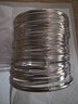 親恒薈保價(jià)胖東來(lái)品質(zhì)歐美夸張鐵線寬手鐲遮疤痕手環(huán)開(kāi)口鐲子臂環(huán)手飾女 銀色 曬單實(shí)拍圖