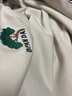 熊貓·本（ben.panda）25年夏季T恤男抗菌涼感速干簡(jiǎn)約百搭植物刺繡上衣日系寬松短袖 花卉藏青 索羅娜面料 L 曬單實(shí)拍圖