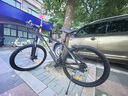 喜德盛山地自行車黑客350 X6鋁合金車架21速變速機械碟剎 黑銀色17寸 曬單實拍圖