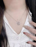 COULN KIN帝豐祥云如意s999足銀平安鎖項(xiàng)鏈女古風(fēng)轉(zhuǎn)運(yùn)長命鎖送生日禮物女友 電白+納米防氧化+精美禮盒 足銀 曬單實(shí)拍圖