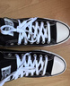 匡威（Converse）官方男鞋女鞋 All Star經(jīng)典帆布鞋低幫休閑運(yùn)動(dòng)鞋黑色 101001 43 曬單實(shí)拍圖