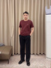 貴之步皮鞋男士牛皮休閑正裝鞋商務(wù)西裝德比鞋子男 G655 黑色 42  曬單實拍圖