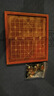 御圣中國象棋迷你旅行小號象棋子套裝便攜式棋盤(pán)套裝戶(hù)外象棋兒童禮物 小號折疊象棋盤(pán)+1.5瑪瑙象棋 曬單實(shí)拍圖