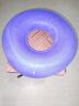 醫防褥瘡坐墊座墊防褥瘡氣墊床充氣圓形氣墊加厚坐墊圈防褥瘡氣墊 圓墊藍色+打氣筒 曬單實(shí)拍圖