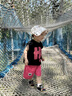 G.DUCKKIDS小黃鴨男童夏裝套裝2024新款兒童衣服韓版時(shí)尚一歲寶寶運(yùn)動(dòng)兩件套 黑色 90 尺碼1~2歲【 80-90cm】 曬單實(shí)拍圖
