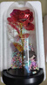 聚莜家永生玫瑰花束成品七夕情人節禮物送女友老婆禮品浪漫發(fā)光閨蜜 永生花小夜燈-深情紅 配精致禮盒 曬單實(shí)拍圖