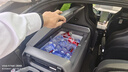 正浩戶外移動(dòng)駐車載冰箱35升 冷凍冷藏壓縮機(jī)汽車露營(yíng)便攜家用 曬單實(shí)拍圖