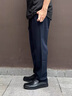 森達(dá)豆豆鞋男2025夏新牛皮軟面休閑皮鞋單鞋 黑色 42 曬單實(shí)拍圖