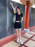 OLJ奢侈高端品牌增高小白鞋女2025新款百搭厚底真皮網(wǎng)面休閑板鞋 白色網(wǎng)面 38 曬單實拍圖