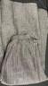 無印良品（MUJI）女式 漢麻棉輕便長裙 長半身裙女裙子 25年夏季女裝 BE1VBC5S 灰色條紋 M （160/66A） 曬單實拍圖