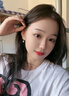 Grace Girl山茶花珍珠耳釘女2025年新款輕奢耳環(huán)七夕情人節禮物送女友老婆 山茶花耳釘 曬單實(shí)拍圖
