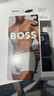 雨果博斯（HUGO BOSS）男士三件裝黑色棉質(zhì)平角內(nèi)褲50475685 黑色 S七夕禮物 曬單實(shí)拍圖