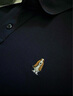 Hush Puppies【抗皺易打理】暇步士男裝2025夏季新款舒爽涼感短袖polo衫 墨藍色 XL 曬單實拍圖