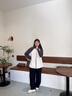 波司登2025新款沖鋒衣鵝絨服女短款三合一防風(fēng)防水保暖外套B250331302 米白/深棕褐|8011/7048|801L M 165/88A 體重約110-120斤 曬單實拍圖