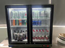 索歌吧臺冰箱商用冰柜嵌入式冰吧家用小型啤酒柜飲料酒水展示柜玻璃透明臺下臺下嵌入式移門(mén)冷藏展示柜 全鋼全銅豪華款【大雙門(mén) 拉門(mén)】 曬單實(shí)拍圖