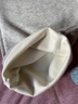 名創(chuàng)優(yōu)品（MINISO）直筒褲男重磅休閑潮流春秋季青少年寬松百搭垂感衛(wèi)褲 麻灰 XL 曬單實(shí)拍圖