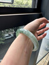 卿門子【范冰冰同款】緬甸翡翠玉手鐲子女款冰透種飄花真玉貴妃正品處理 “竹影搖窗”翡翠手鐲 58-59mm(贈精美禮品+高端禮盒) 曬單實(shí)拍圖