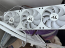 Thermaltake（Tt）鋼影 冰霜360 一體式CPU水冷散熱器 白色（4寸全面屏/ARGB風(fēng)扇/360冷排/多平臺） 曬單實(shí)拍圖