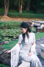 允橘旗袍披肩女外搭氣質(zhì)2025年新款薄款配裙子高級(jí)感防曬開(kāi)衫新中式 白色三角蕾絲披肩 曬單實(shí)拍圖