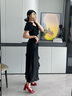 康莉高跟瑪麗珍鞋女2025年秋季新款漆皮粗跟單鞋商場同款55358 紅色 37 (235mm) 曬單實拍圖