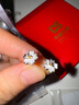 臻匯銀999足銀櫻花耳釘女養(yǎng)耳洞耳環(huán)紀(jì)念日生日禮物首飾送女友閨蜜 曬單實(shí)拍圖