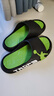 唯繼大童拖鞋居家室內夏天外穿青春潮流運動(dòng)舒適感防滑男孩兒童涼拖鞋 運動(dòng)扣籃【綠色】 34 -35碼(適合腳長(cháng)21厘米) 曬單實(shí)拍圖